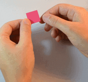 démonstration lotus en origami