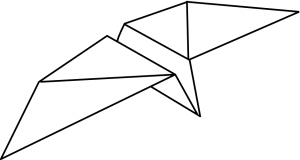 Avion : pliage en papier