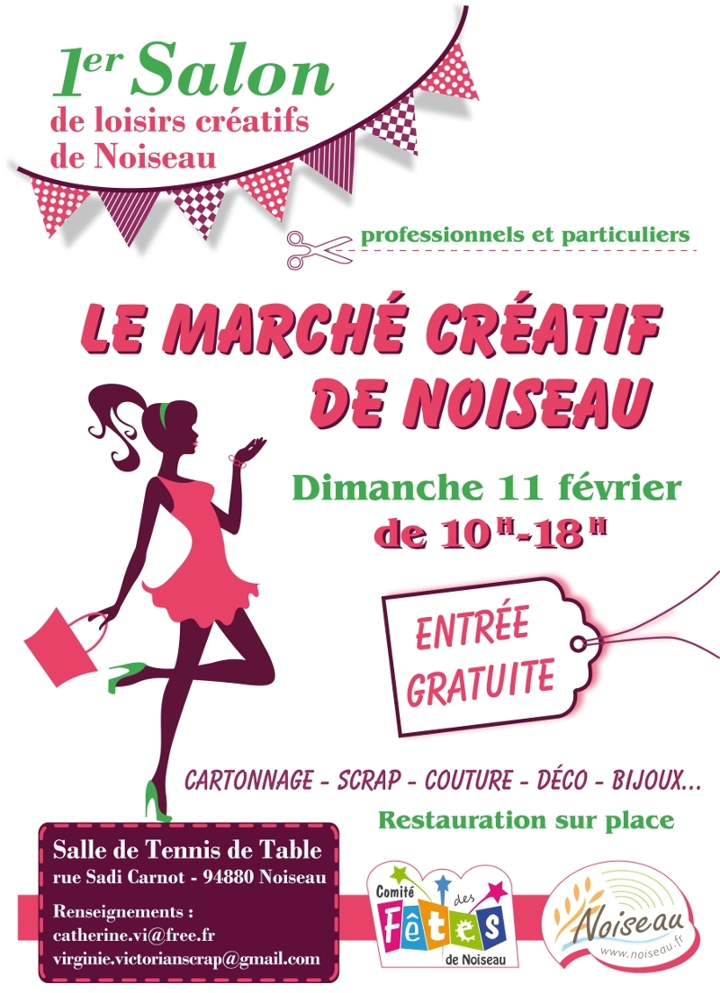 Marché Créatif de Noiseau 11/02/2018