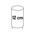 12cm (4"3/4)