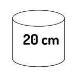 circle 20cm (8")