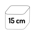 carré 15cm