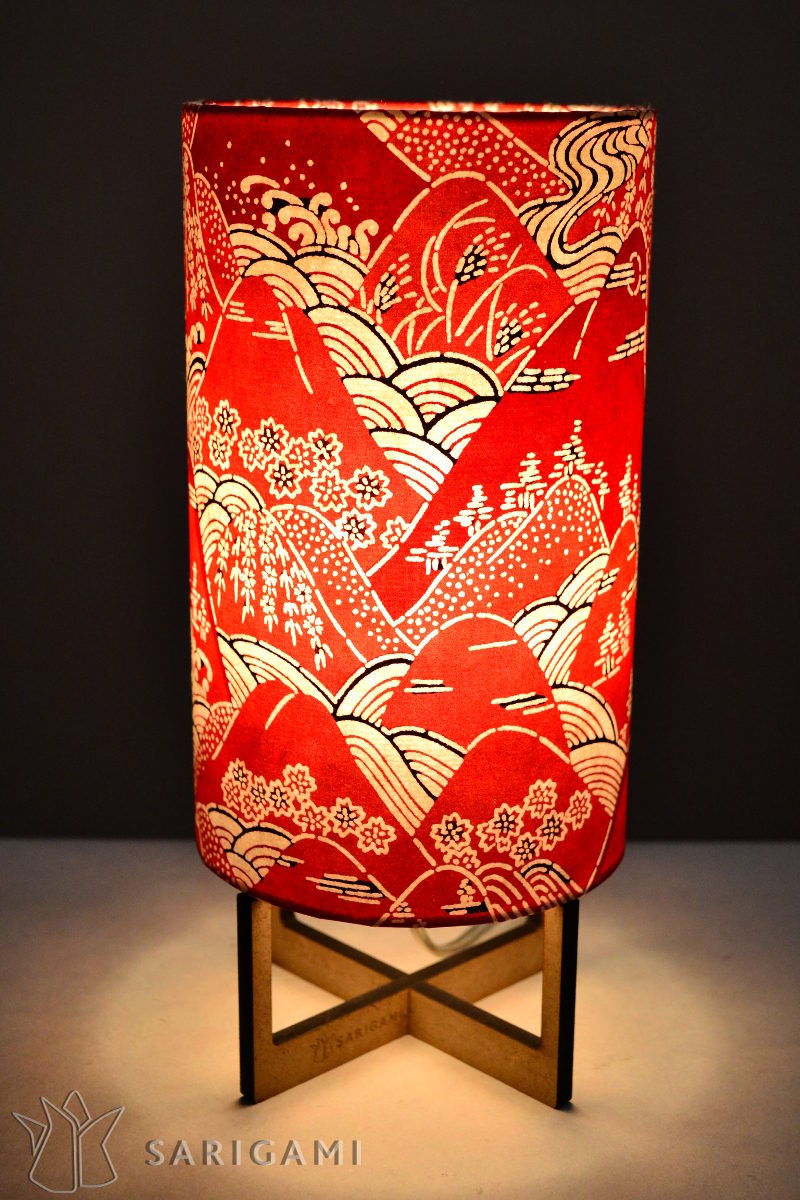 Lampe en papier japonais - fabrication artisanale