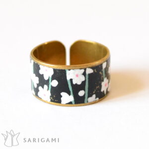 Bijoux japonais - bague anneau en papier, fabrication artisanale