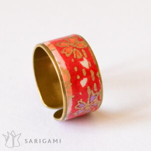 Bijoux japonais - bague anneau en papier, fabrication artisanale