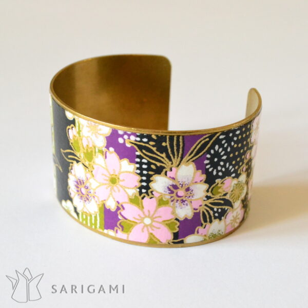 Bracelet en papier japonais - fabrication artisanale