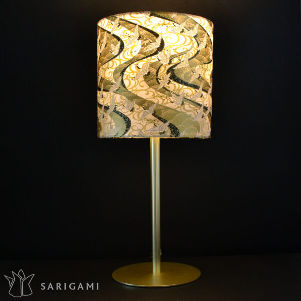Lampe en papier japonais - création artisanale