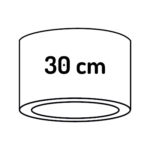cercle 30cm avec diffuseur