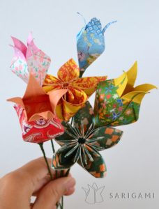 Atelier bouquet de fleurs en papier