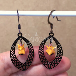 Origami earring Ayako - designer jewelry