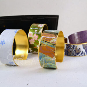 Bracelet en papier japonais - fabrication artisanale