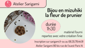 Atelier créatif Paris - créer un bijou en papier