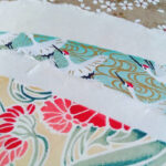 Plusieurs papiers japonais aux motifs différents